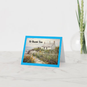 Vintage Cottage Thank-You Card