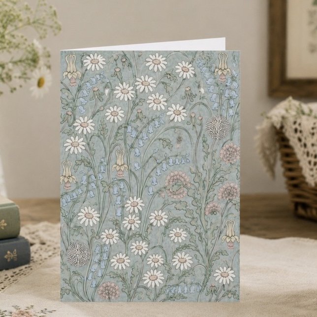 Vintage Cottagecore Wildflower  Note Card (Creator Uploaded)