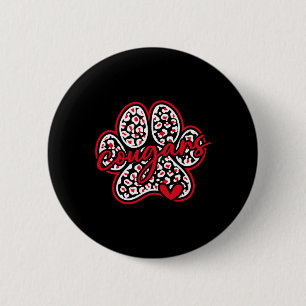 Vintage Cougars School Sports Team Spirit Back To Button