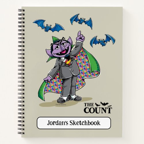 Vintage Count von Count Drawing Notebook