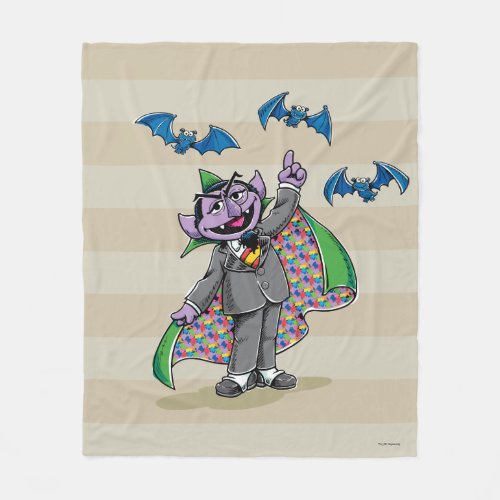 Vintage Count von Count Fleece Blanket