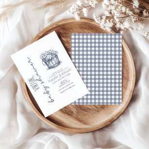 Vintage Country Charm Virtual Baby Shower Invitation