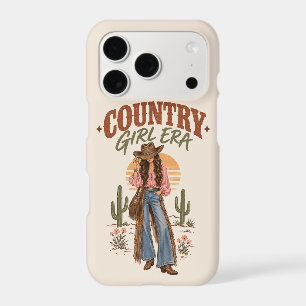 Vintage Country Cowgirl Western Desert Retro iPhone 17 Pro Case