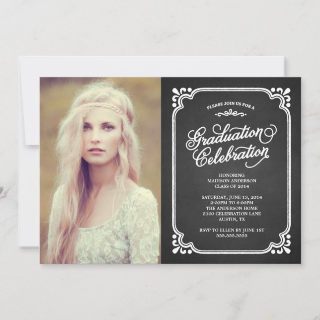 Vintage Country | Graduation Party Invitation (Front)