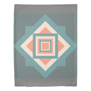 VINTAGE COUNTRY OLD COLORS DUVET COVER
