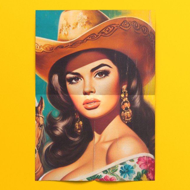 Vintage Country Pin-up Tissue Paper (Creator Uploaded)