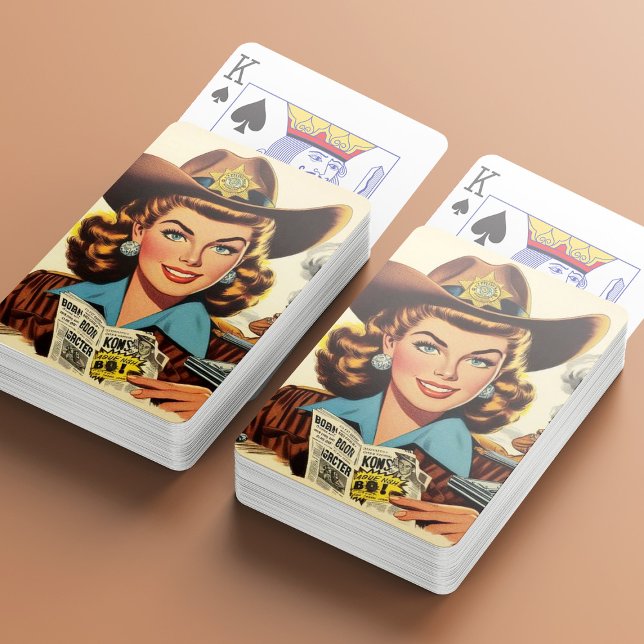 Vintage Country Pulp Girl Poker Cards (Creator Uploaded)