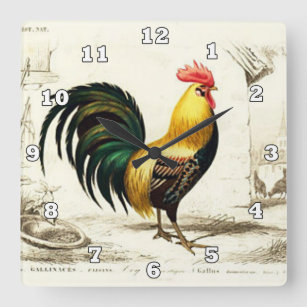 Country Kitchen Wall Clocks | Zazzle