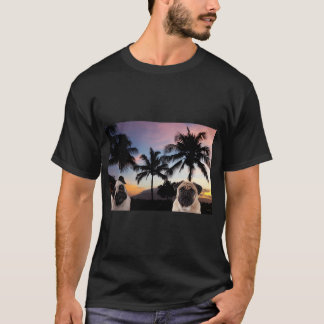 Vintage Country Rugged Sky Pug Dog Gift T-Shirt