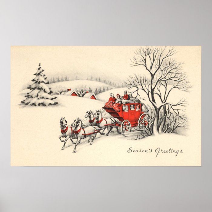 Vintage Country Side Print