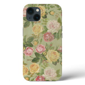 Vintage Country Weathered Floral iPhone 13 Case