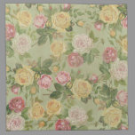 Vintage Country Weathered Floral Napkin