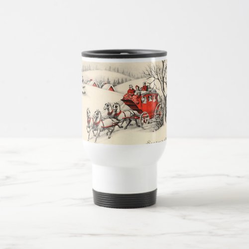 Vintage Countryside Travel Mug