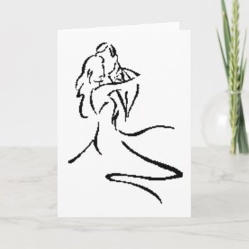 Vintage Couple Dancing Card by fantasyworld at Zazzle