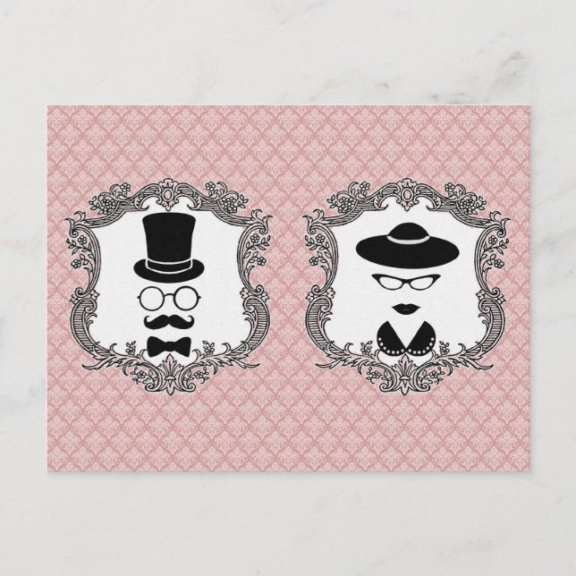 Vintage Couple Postcard (Front)