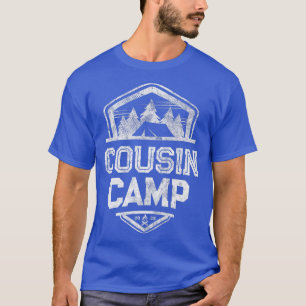 Vintage COUSIN CAMP 2022 Funny Grandma Grandpa Ree T-Shirt
