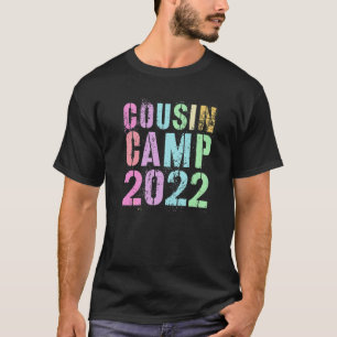 Vintage COUSIN CAMP 2022 Funny Grandma Grandpa Ree T-Shirt