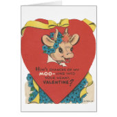 Vintage "Cow Moo" Valentine (Front)