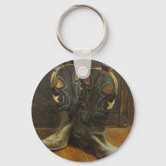 Vintage Cowboy Boots Keychain