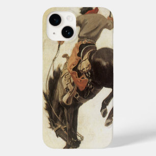 Vintage Cowboy, Bronco Buster Study by NC Wyeth Case-Mate iPhone 14 Case
