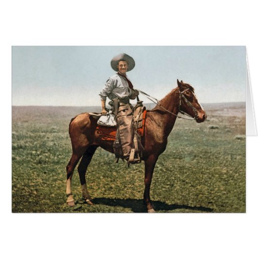 Vintage Cowboy - circa 1904 Cards (Front Horizontal)