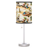 Vintage Cowboy Cowgirl Country Kids Pony Cactus Table Lamp (Right)