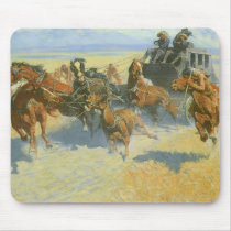 Vintage Cowboy, Downing the Nigh Leader, Remington Mouse Pad