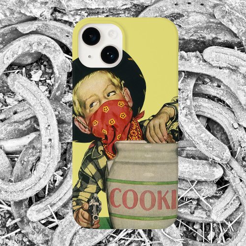 Vintage Cowboy Hand in the Cookie Jar iPhone 11 Case