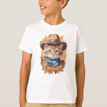 Vintage Cowboy Kitten Design