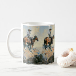 Vintage Cowboy, Sentinel of the Plains By Dunton Coffee Mug