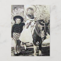 Vintage Cowboys 25 Postcard