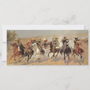 Vintage Cowboys, A Dash For Timber by Remington