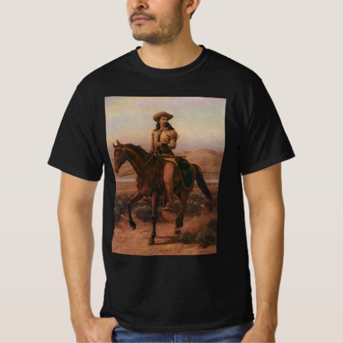 Vintage Cowboys Buffalo Bill on Charlie by Cary T_Shirt