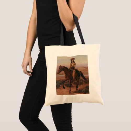 Vintage Cowboys Buffalo Bill on Charlie by Cary Tote Bag