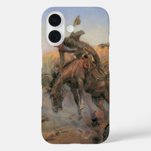 Vintage Cowboys, Camp Cook's Trouble by CM Russell iPhone 16 Case