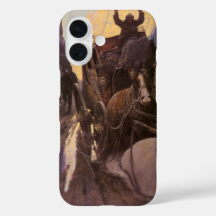 Vintage Cowboys, Hold Up in the Canyon by NC Wyeth iPhone 16 Case