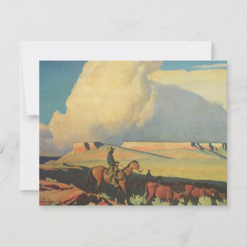 Vintage Cowboys Open Range by Maynard Dixon