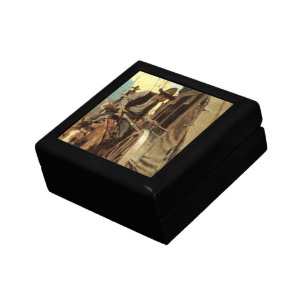 Vintage Cowboys, The Admirable Outlaw by NC Wyeth Keepsake Box