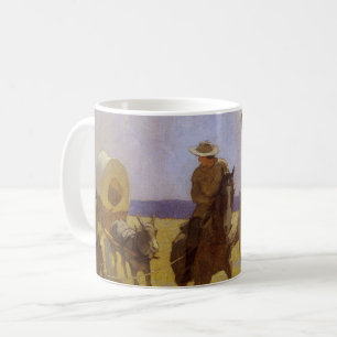 Vintage Cowboys, The Parkman Outfit by NC Wyeth Coffee Mug