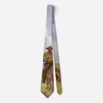 Vintage Cowboys, The Parkman Outfit by NC Wyeth Neck Tie