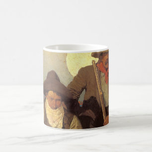 Vintage Cowboys, The Pay Stage by NC Wyeth Coffee Mug