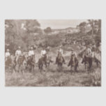 Vintage Cowboys Tissue Paper for Decoupage 