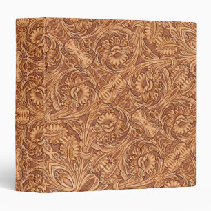 vintage cowgirl fashion southwestern leather 3 ring binder
