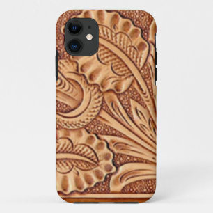 vintage cowgirl fashion southwestern leather iPhone 11 case