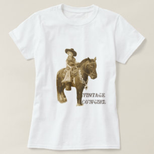 VINTAGE COWGIRL LADIES TOP