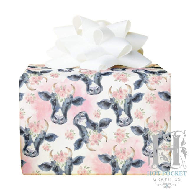 Vintage Cows Gift Wrapping Paper (Creator Uploaded)