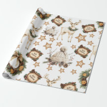 Vintage Cozy Christmas Deer