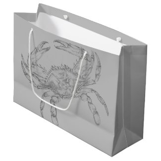 Vintage    crab large gift bag