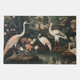 vintage cranes and palaces in the tropics doormat