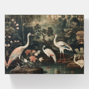 vintage cranes and palaces in the tropics paperweight